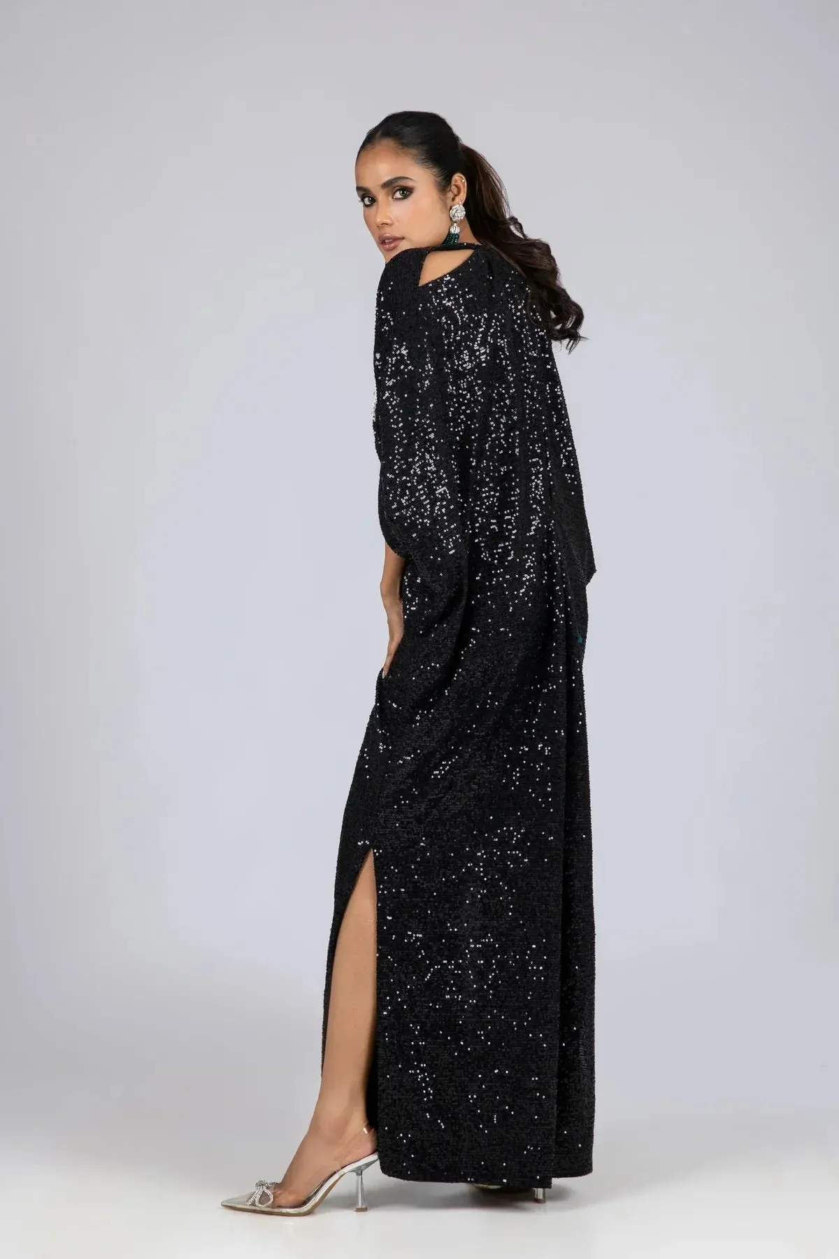 Kaftans - Kf-15650-Black