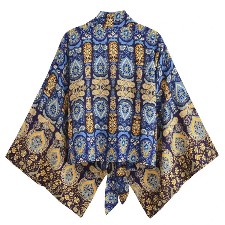 Kali Boho Short Kimono Robe