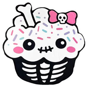 Kawaii Cupcake Shaped Beach Towel