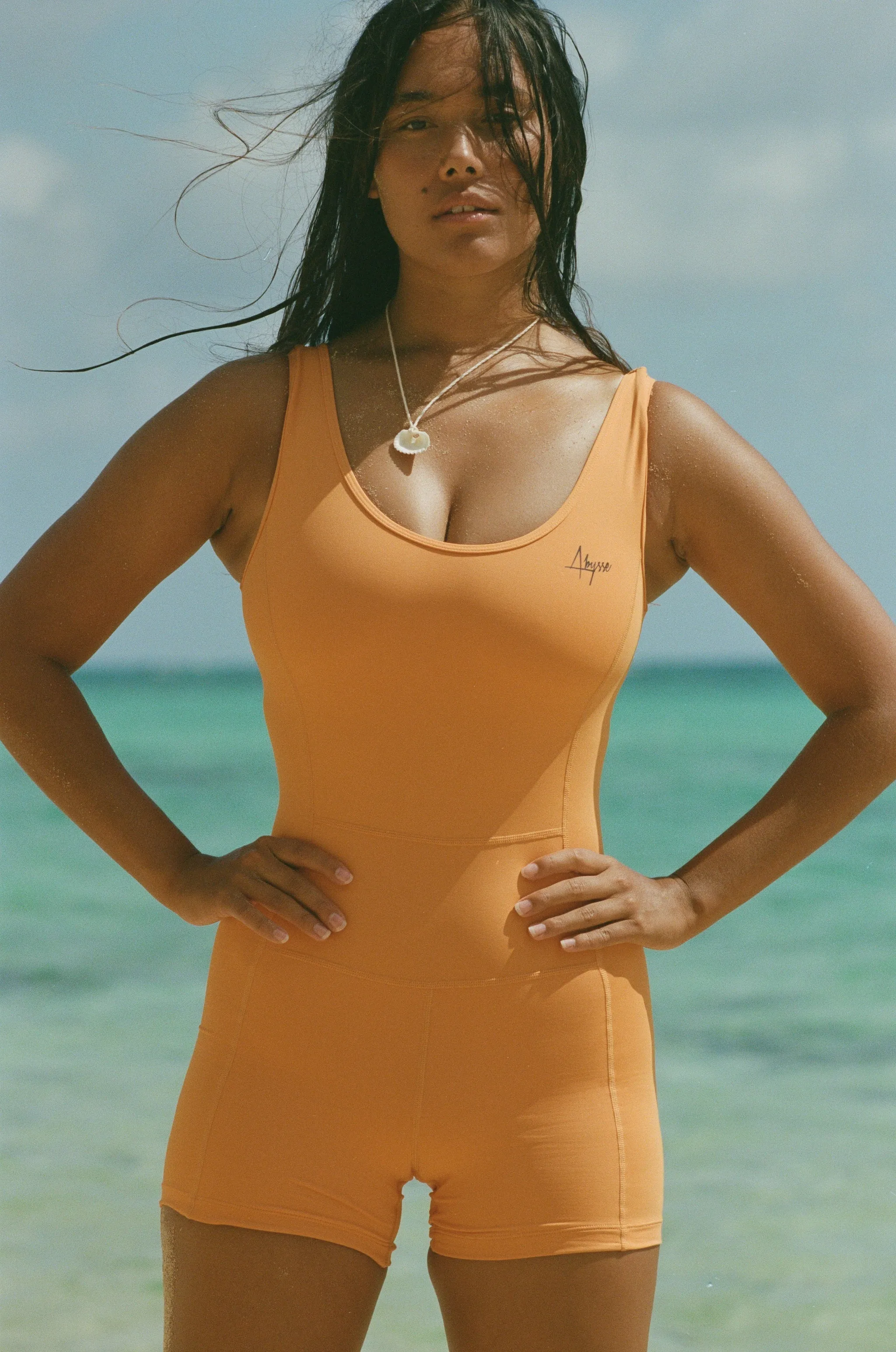 Kelea - Papaya | Short Bodysuit