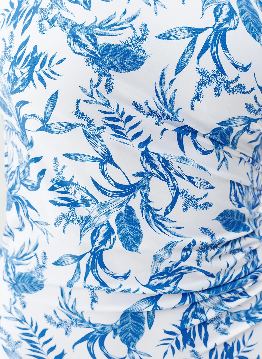 Key West Blue Leaf Bikini Bottom