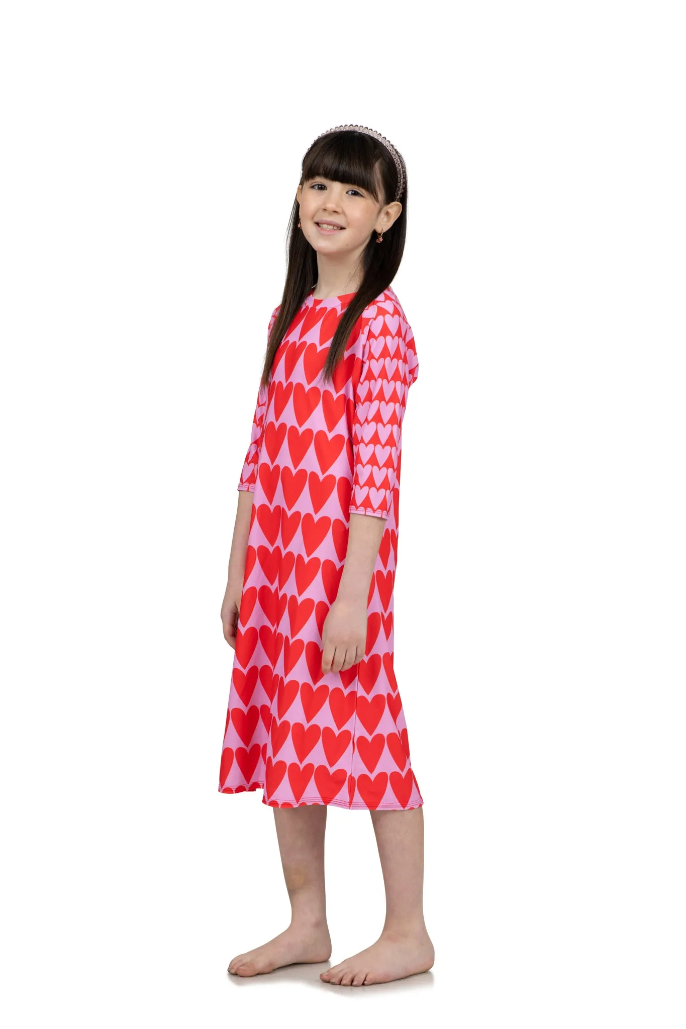 Kids Heart Swim Dress