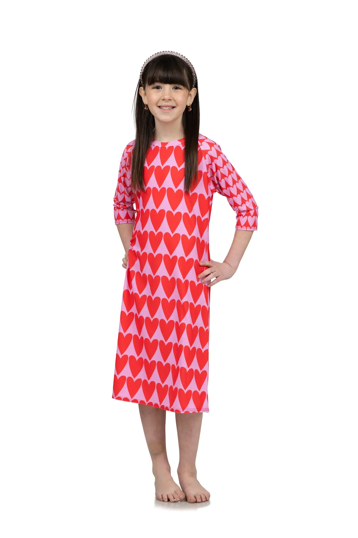 Kids Heart Swim Dress
