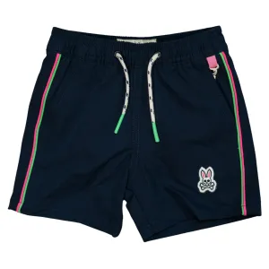 Kids Psycho Bunny Alsp Hydrochromic Swim Shorts (Navy)