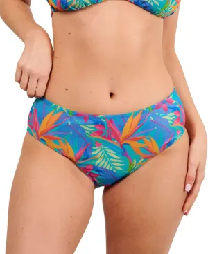 Kiniki Women's Tan Through High Waisted Bikini Brief Swimwear (5th Generation)