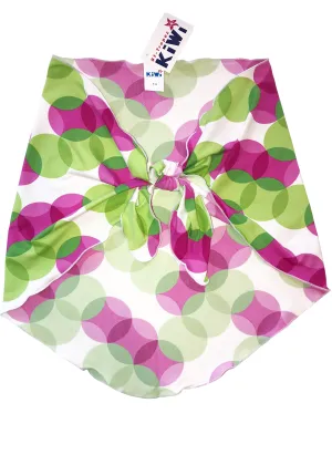 Kiwi girls sarongs - pink/lime
