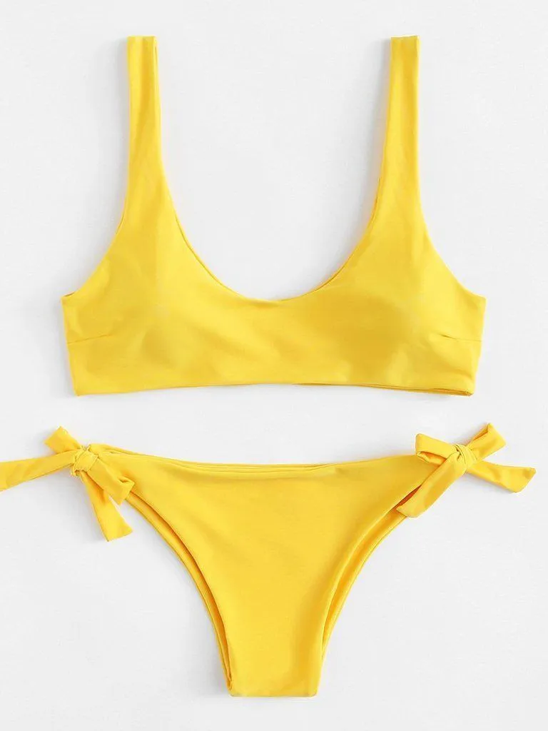 Knot Side Bikini Set