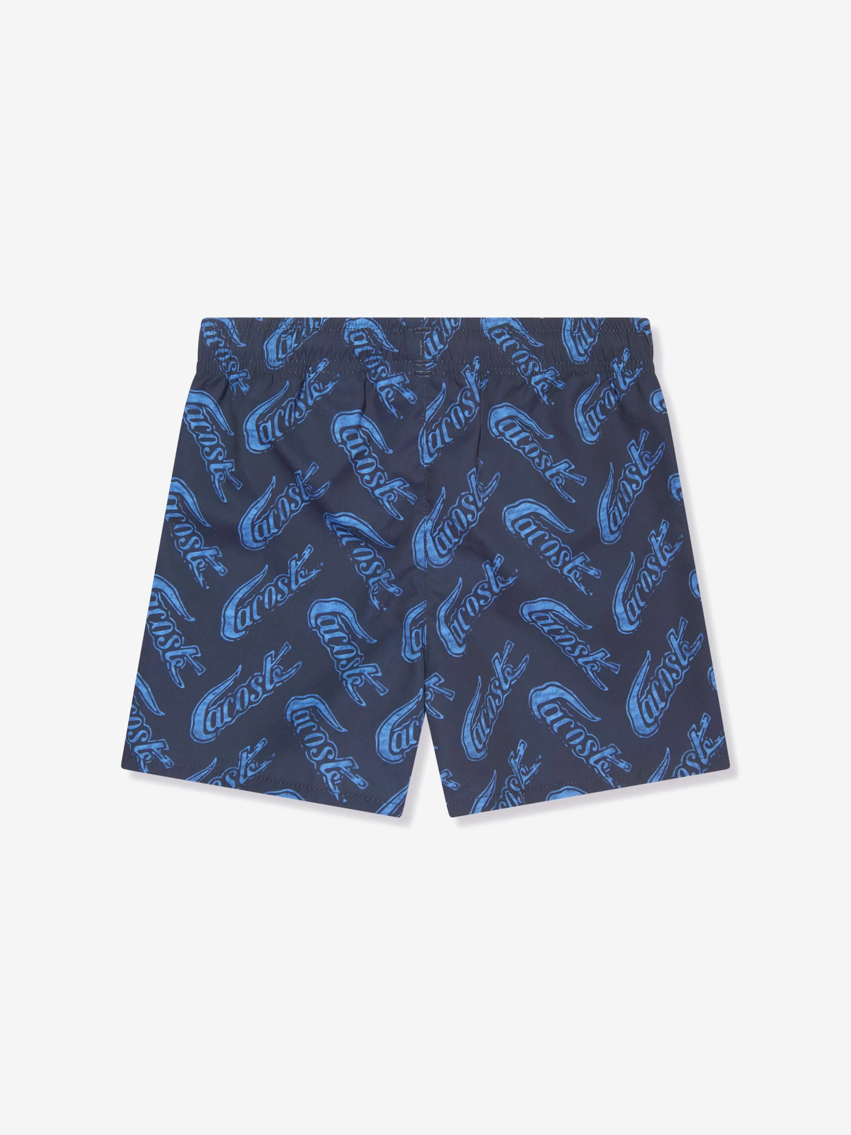 Lacoste Boys Logo Swim Shorts in Navy