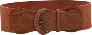 Ladies Waist Belt Stretchy Belt Leather Solid Color Fashion Elastic Belt for Womens Dress Decoration Sequins Skirt Woman