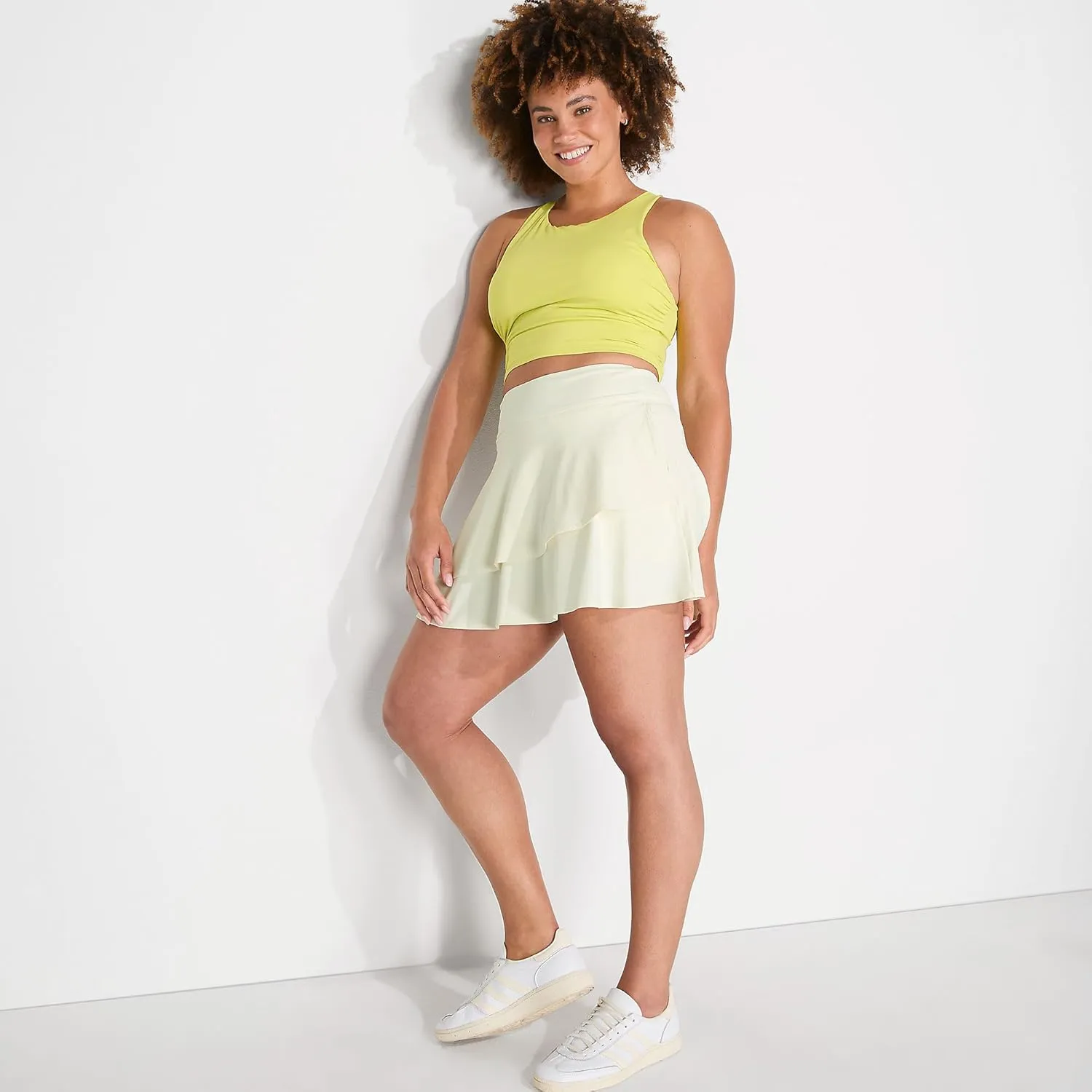 Lands' End Women's High Waisted Tulip Hem Swim Skort