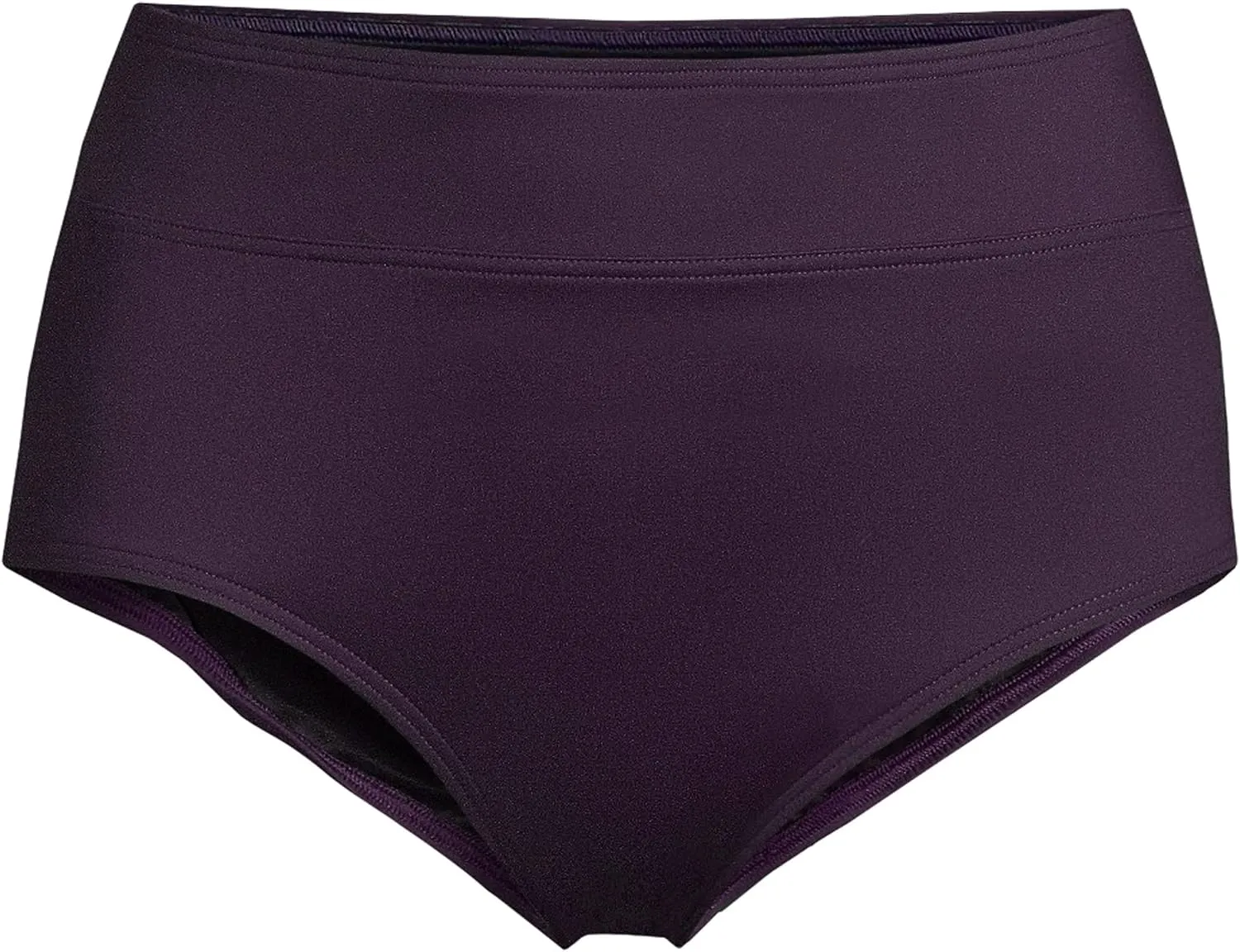 Lands' End Women's Tummy Control High Waisted Bikini Bottoms