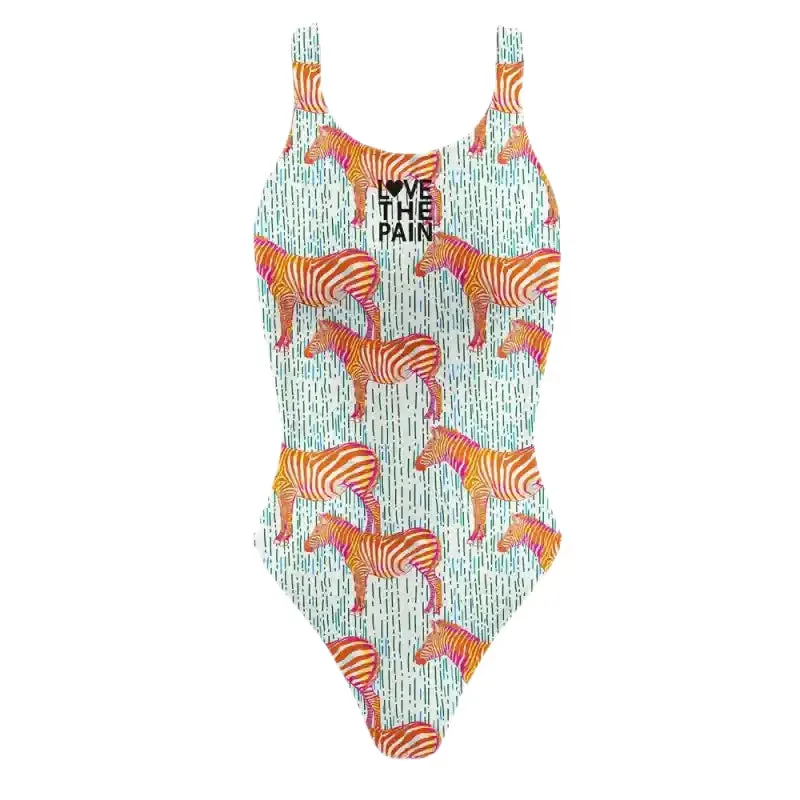 Leopard Print Backless Swimsuit