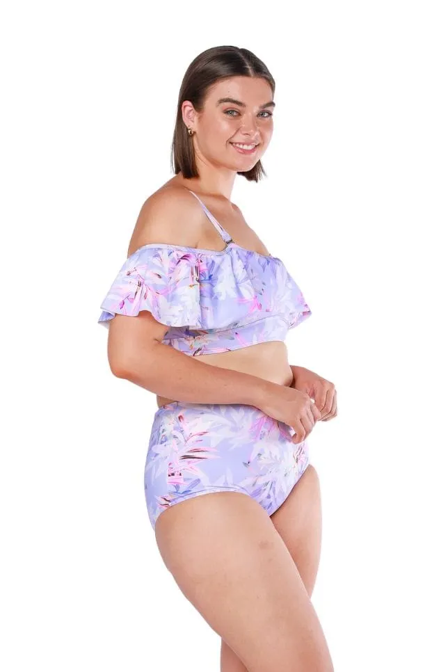 Lilac Florence Off The Shoulder Bikini Top