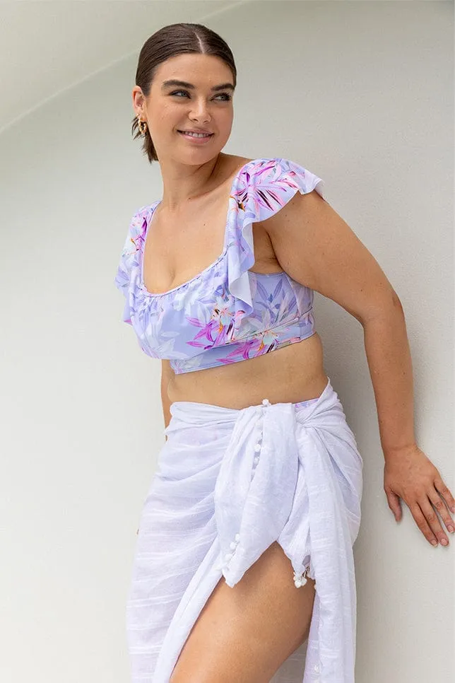 Lilac Florence Off The Shoulder Bikini Top