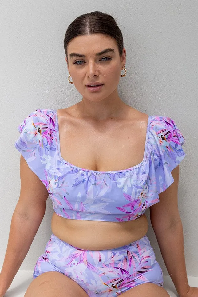 Lilac Florence Off The Shoulder Bikini Top
