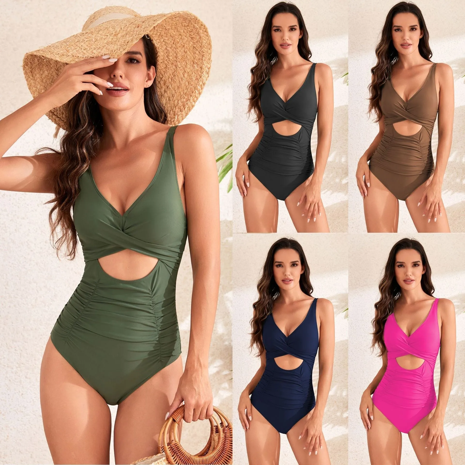 LilyLove® Bust Shaper Tummy Control Bathing Suits