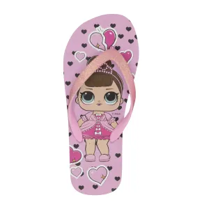 L.O.L. Surprise! Girls Flip Flops with Glitter Upper
