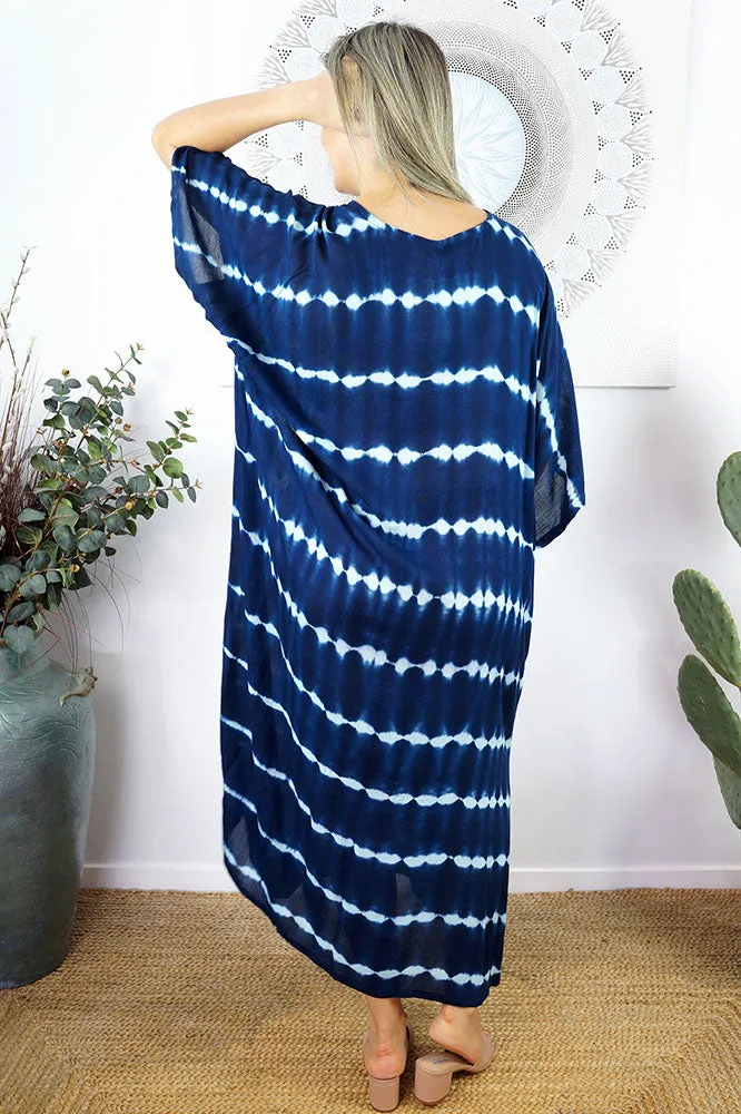 Long Kaftan "Nirvana" Tie Dye