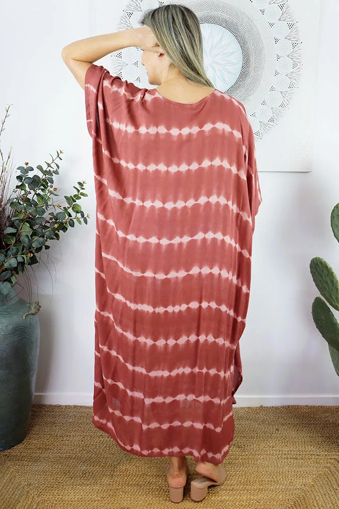 Long Kaftan "Nirvana" Tie Dye