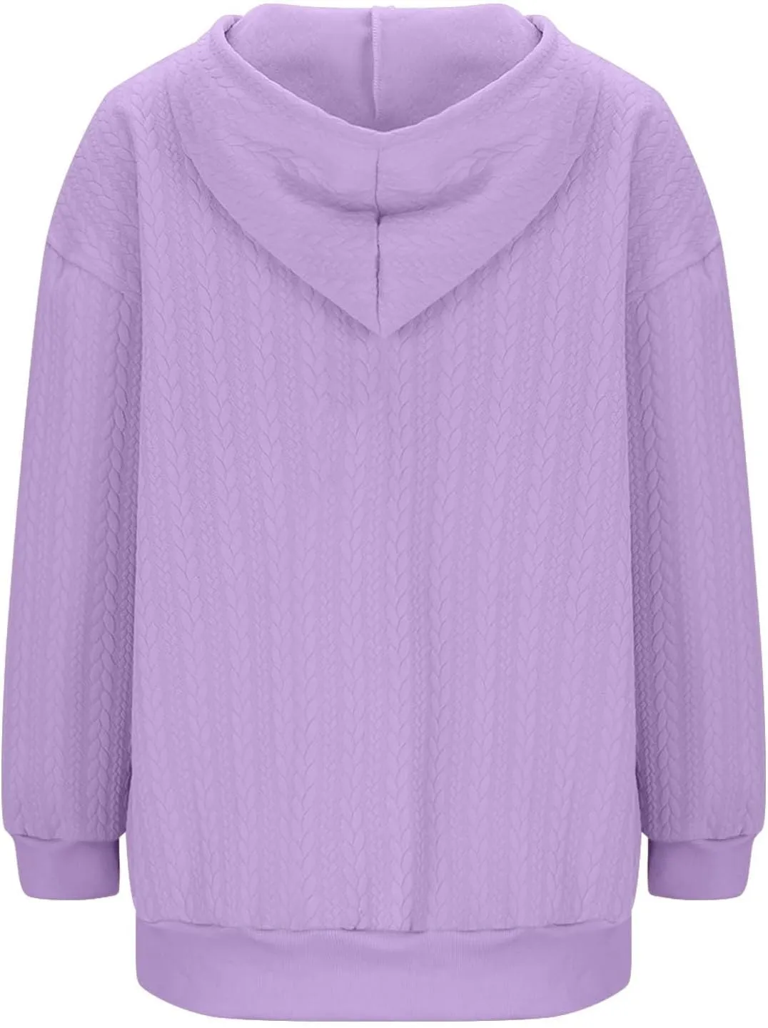 Lpmadey Women's Full Zip Up Hoodie Long Sleeve Hooded Sweatshirts Pockets Jacket Coat for Women Preppy Sweatshirt Y2k Clothes