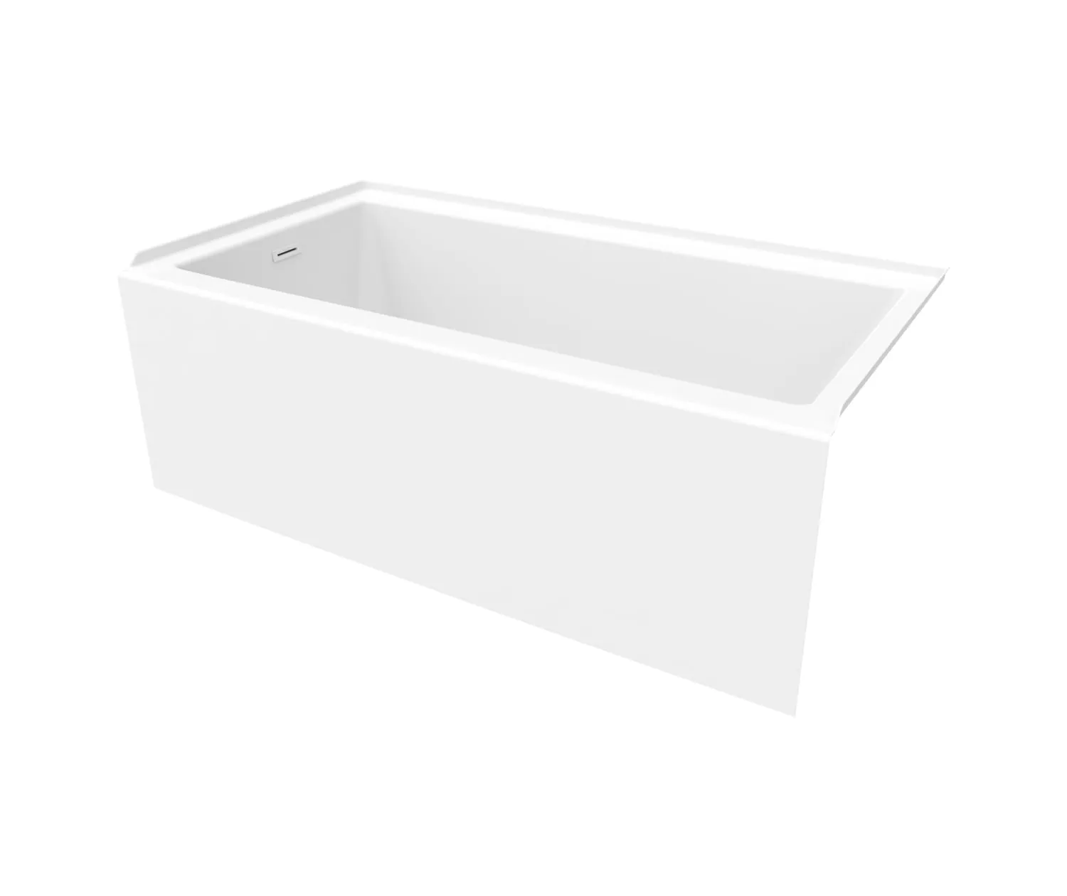 MAAX Rubix 60in.W x 30in.D x 20 3/8H, AFR Acrylic Alcove Right-Hand Drain Bathtub in White** PICK UP IN STORE ONLY **