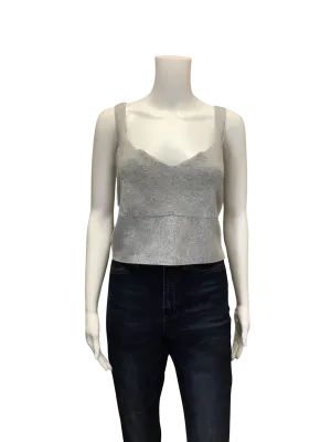 Maeve Anthropologie Women's Top Grey  Size: XL