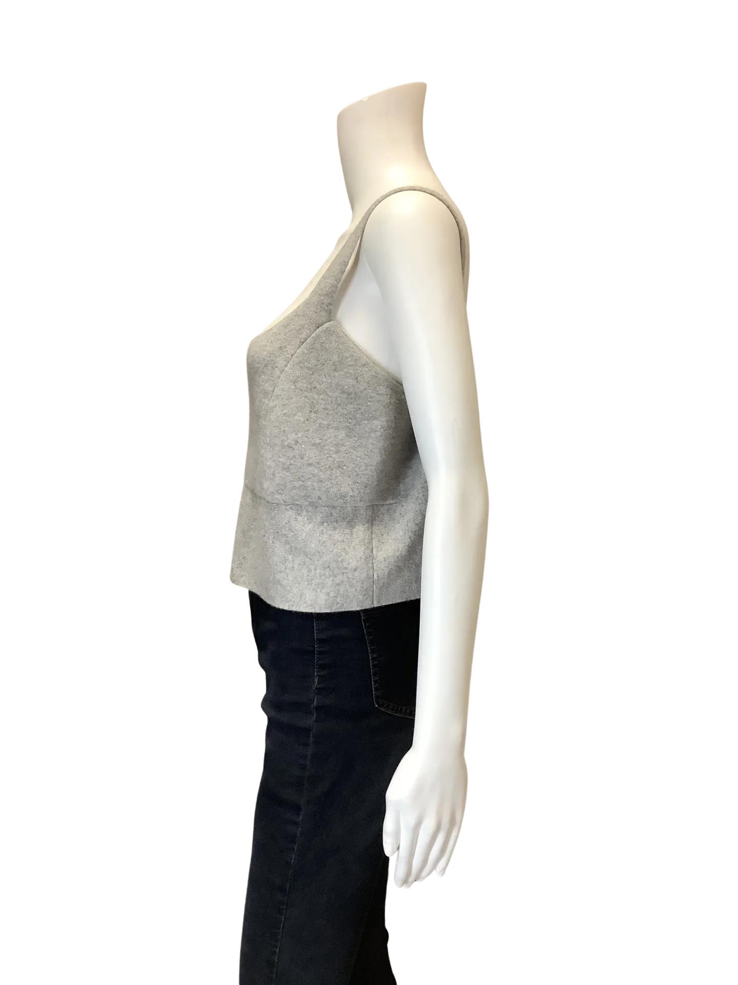 Maeve Anthropologie Women's Top Grey  Size: XL