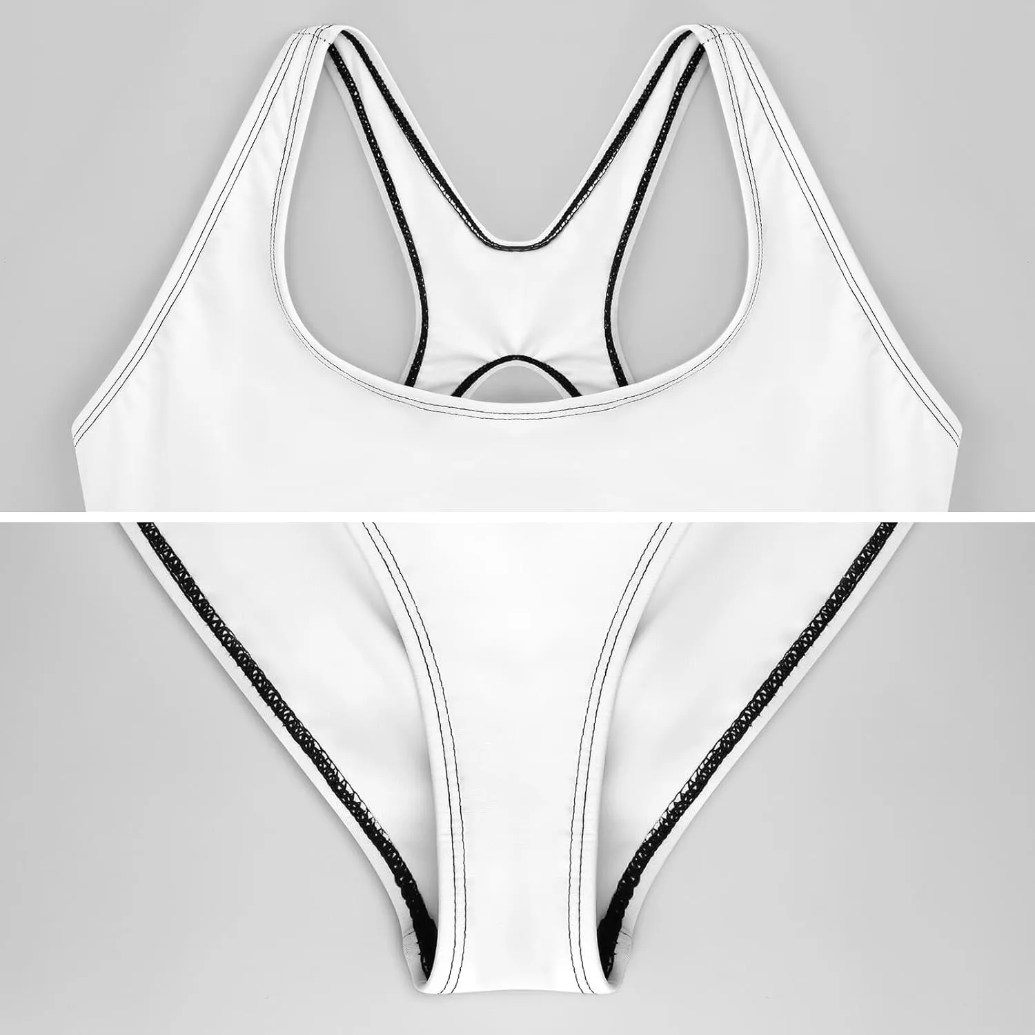 Magic Unicorn Womens' One Piece Bathing Suits Halter Scoop Neck Esthetic Tummy Control Bathing Suit