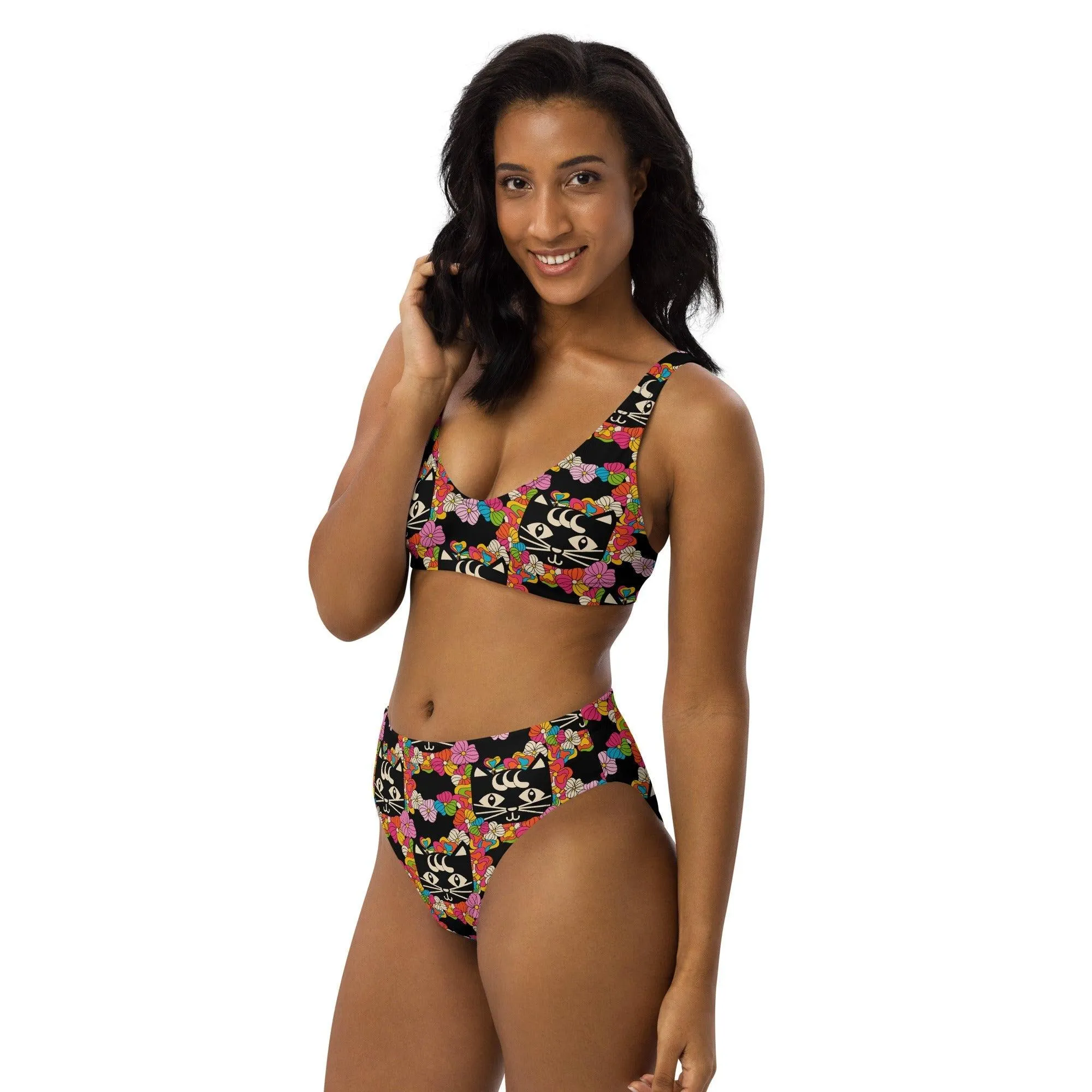 MAGICAT black - Bikinis made of recycled material