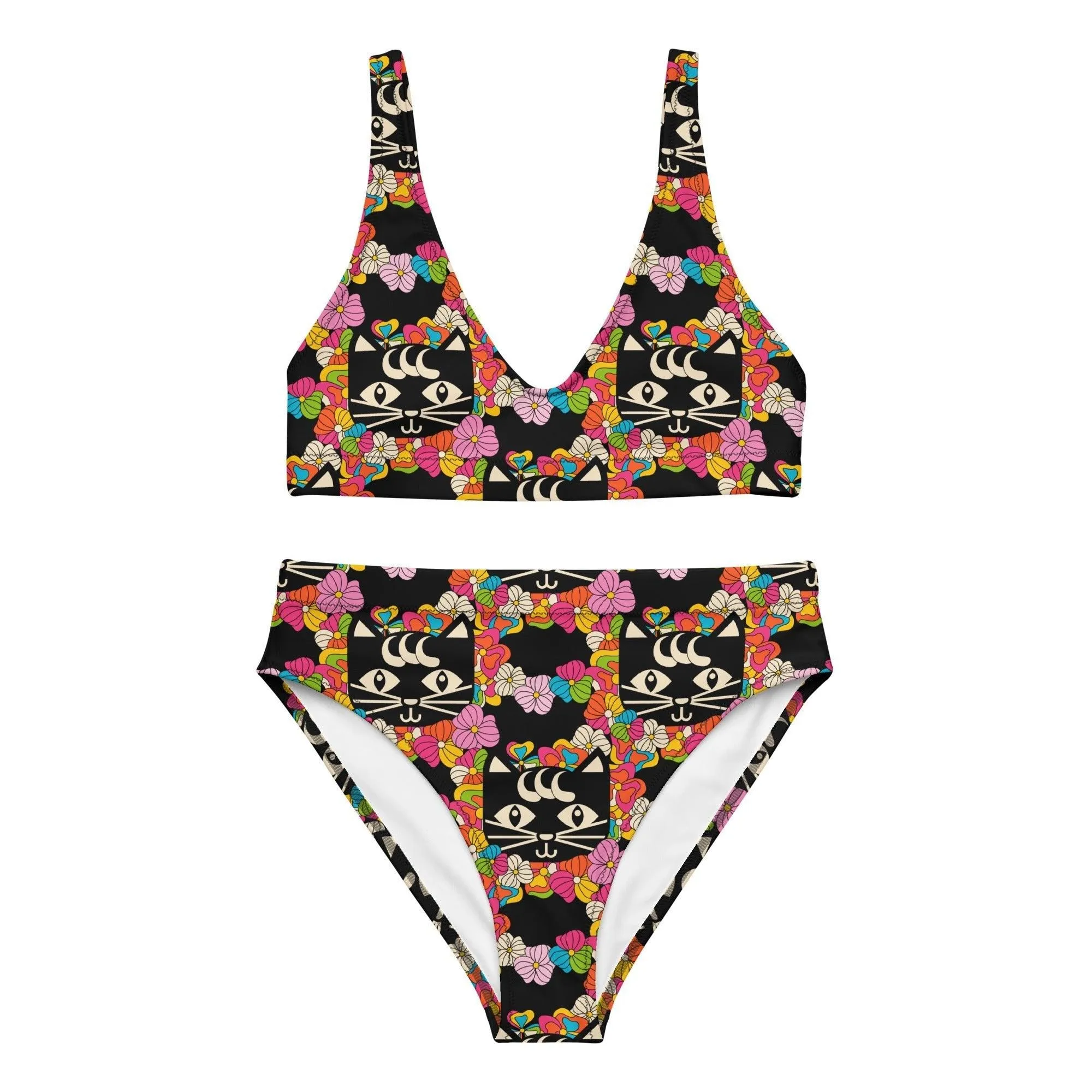 MAGICAT black - Bikinis made of recycled material
