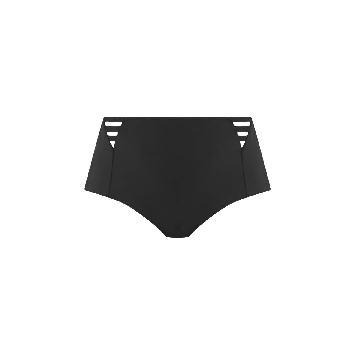 Magnetic High Leg Bikini Swim Brief Black- ES7195
