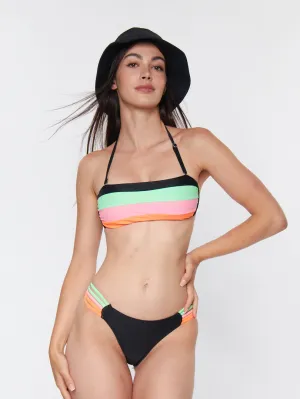 Maillot de bain deux pièces à bretelle unique