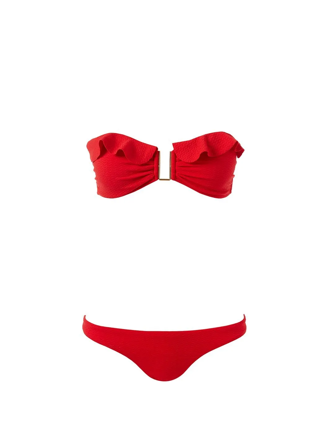 Maine Red Mazy Bikini Bottom