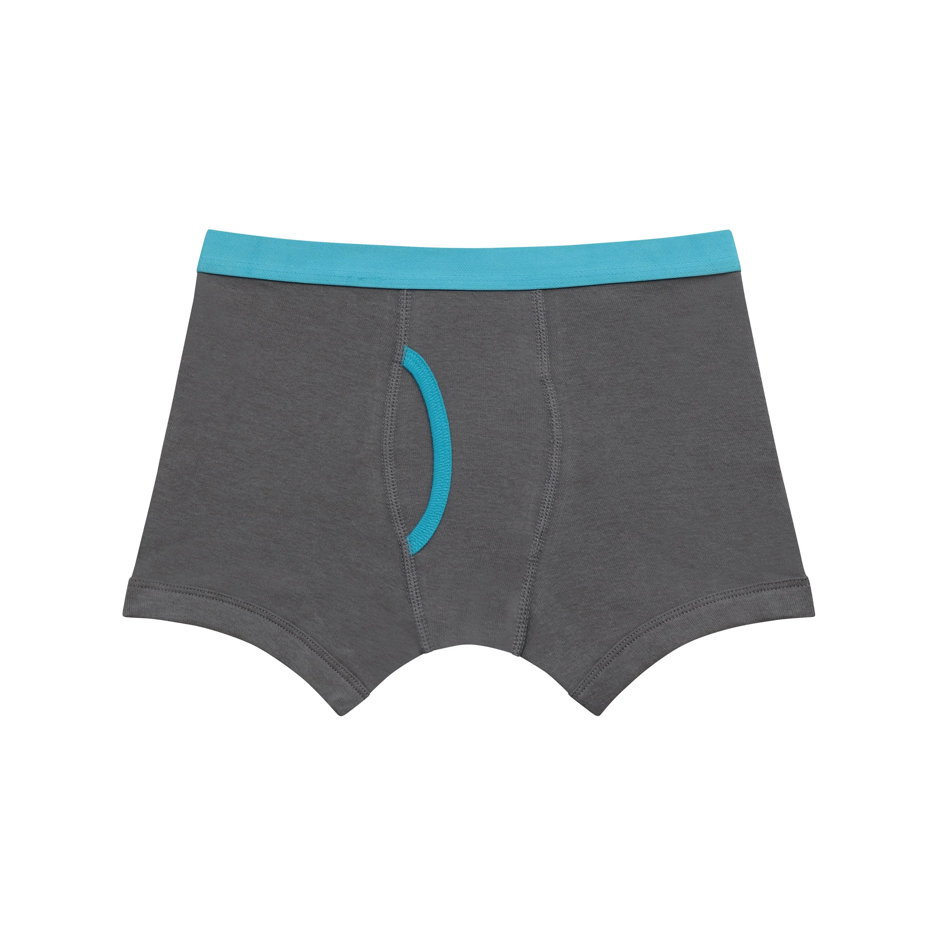 Mallary by Matthew 100% Cotton Boys Boxer Briefs Underwear 4-Pack, Multicolor Cool Elastic