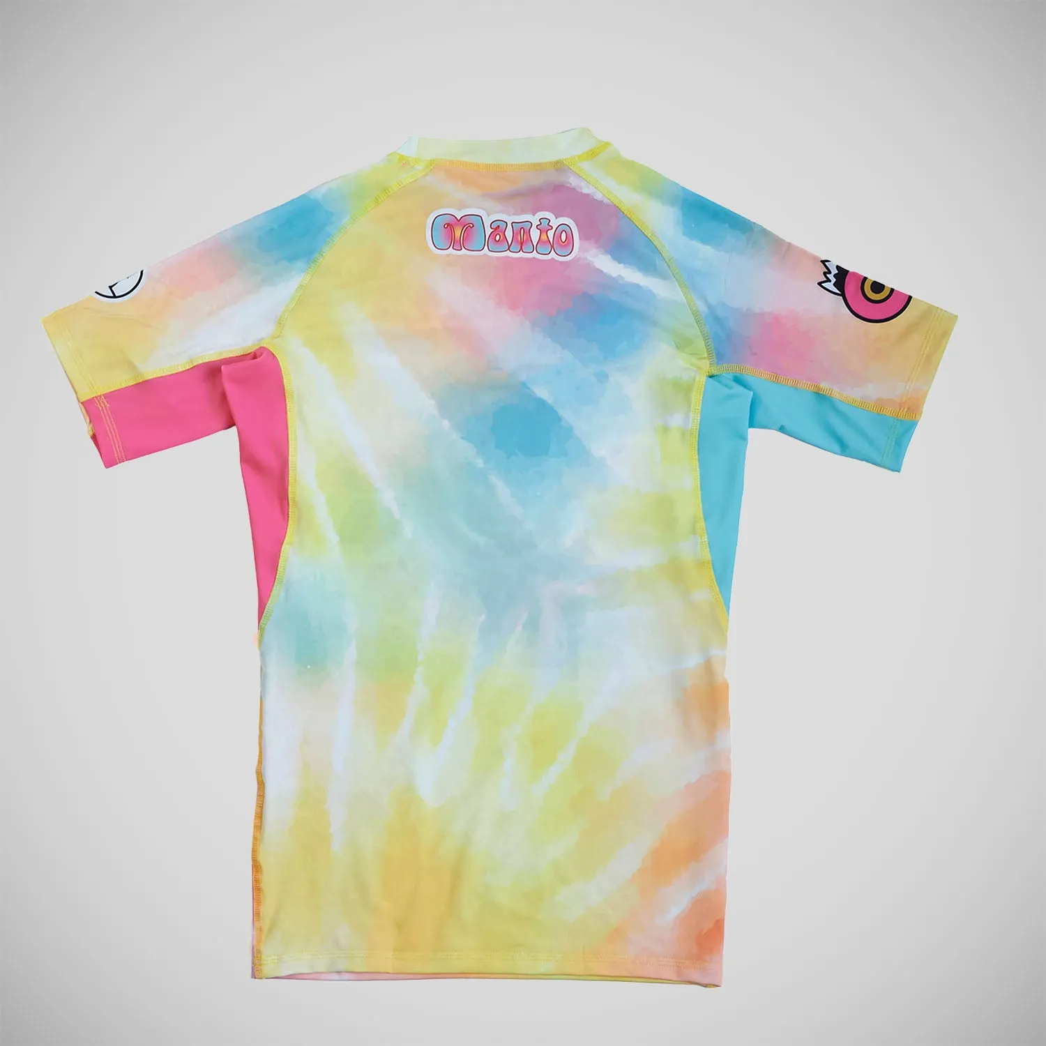 Manto Cariblanco Tie Dye Short Sleeve Rash Guard Multi Colour