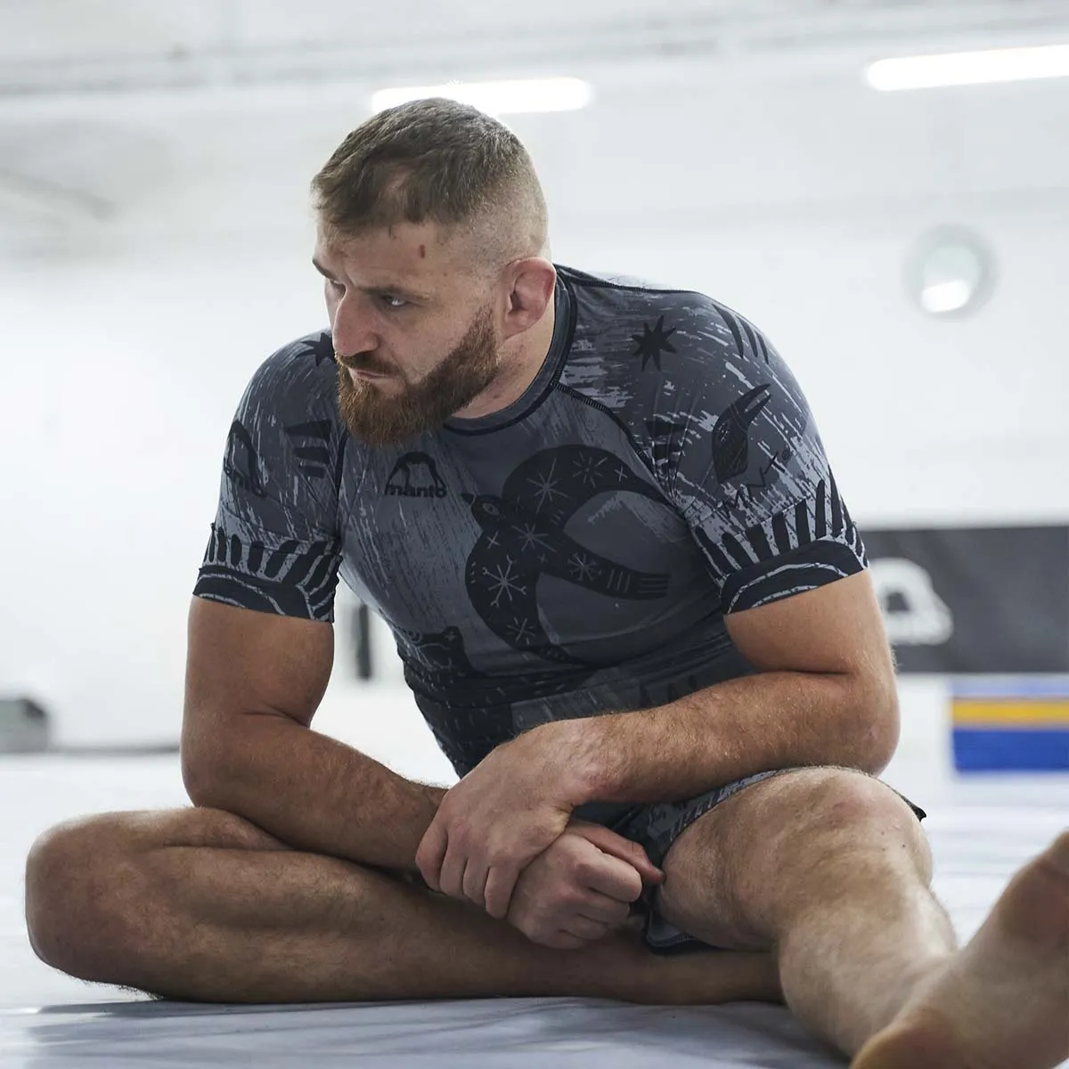 Manto Livings Rash Guard Grey
