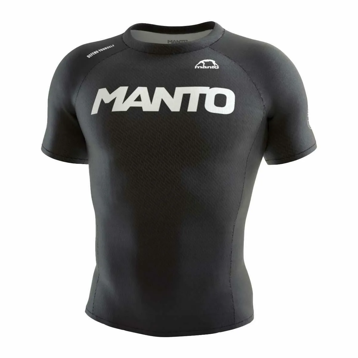 Manto Rank Rash Guard Black