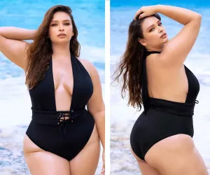 Mapale Curvy Size One Piece Swimsuit Color Black