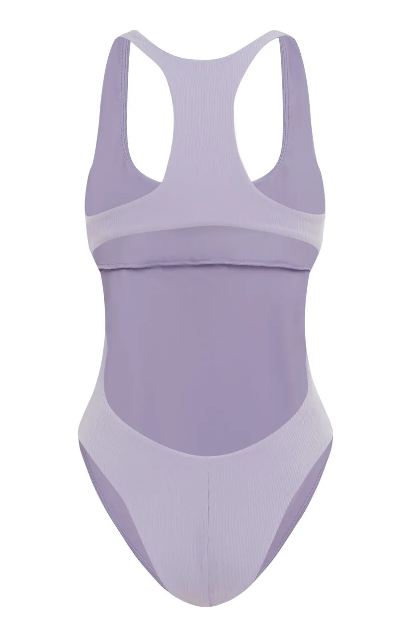 Margo One Piece - Lilac Rib