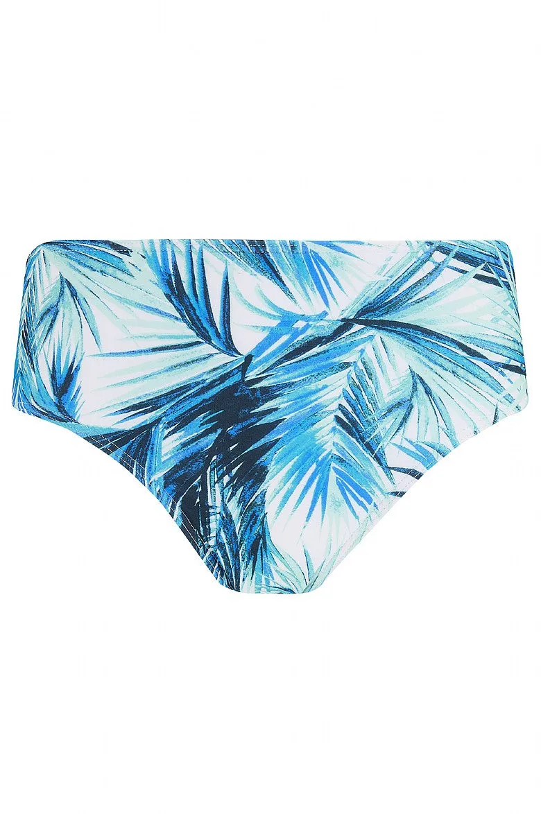 Mastectomy Swimsuit 'Florida Keys Ruched Bandeau Tankini Set' Blue Print