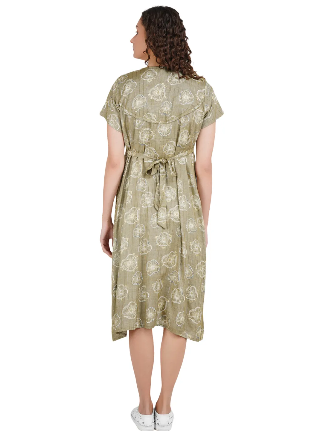 Maternity Dress with Floral Print