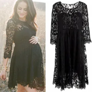 Maternity Dresses Elegant Autumn Maternity Photography Dress Lace Pregnant Women Dresses Fancy Maternity Photo Shooting