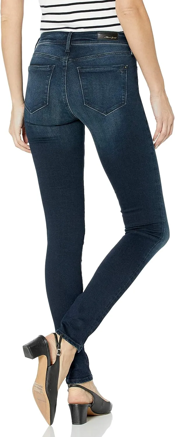 Mavi Women's Adriana Mid Rise Super Skinny