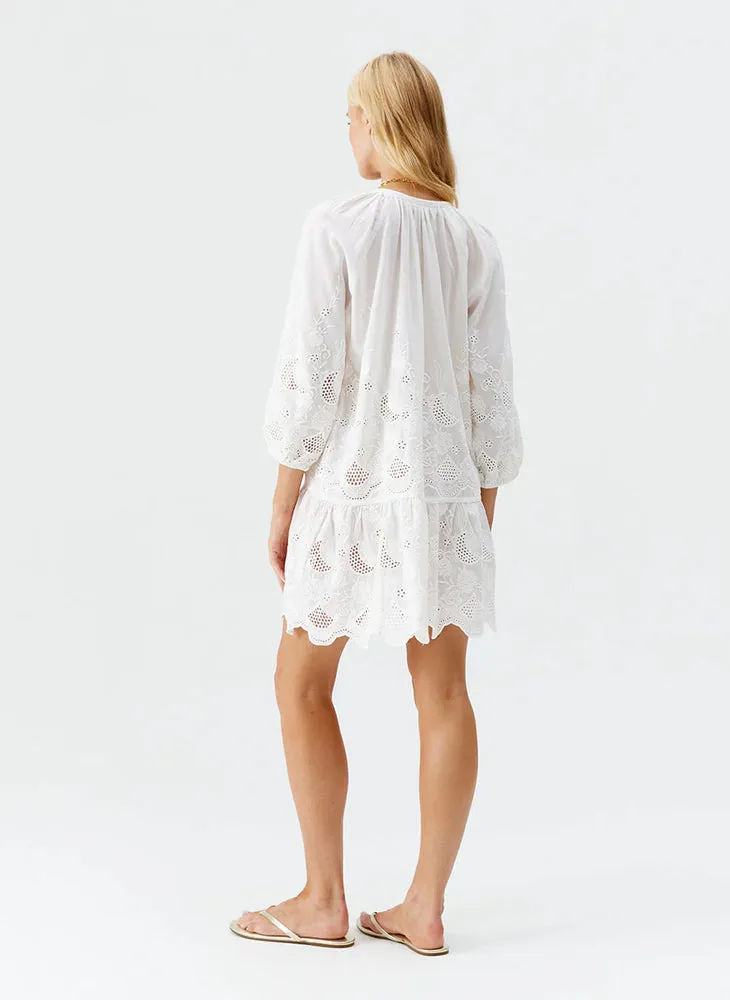 Melissa Odabash 'Pearl' Ivory Kaftan