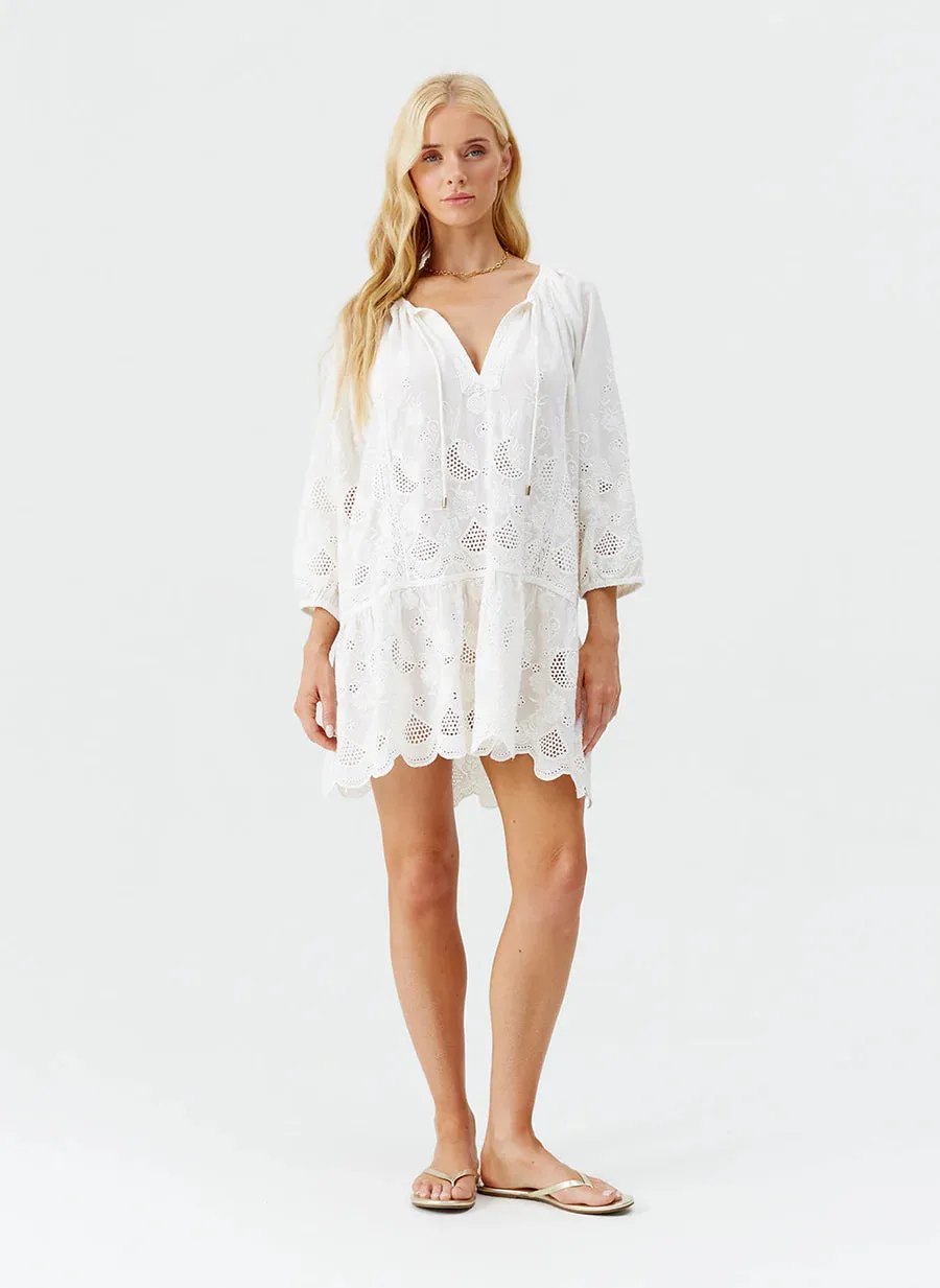 Melissa Odabash 'Pearl' Ivory Kaftan