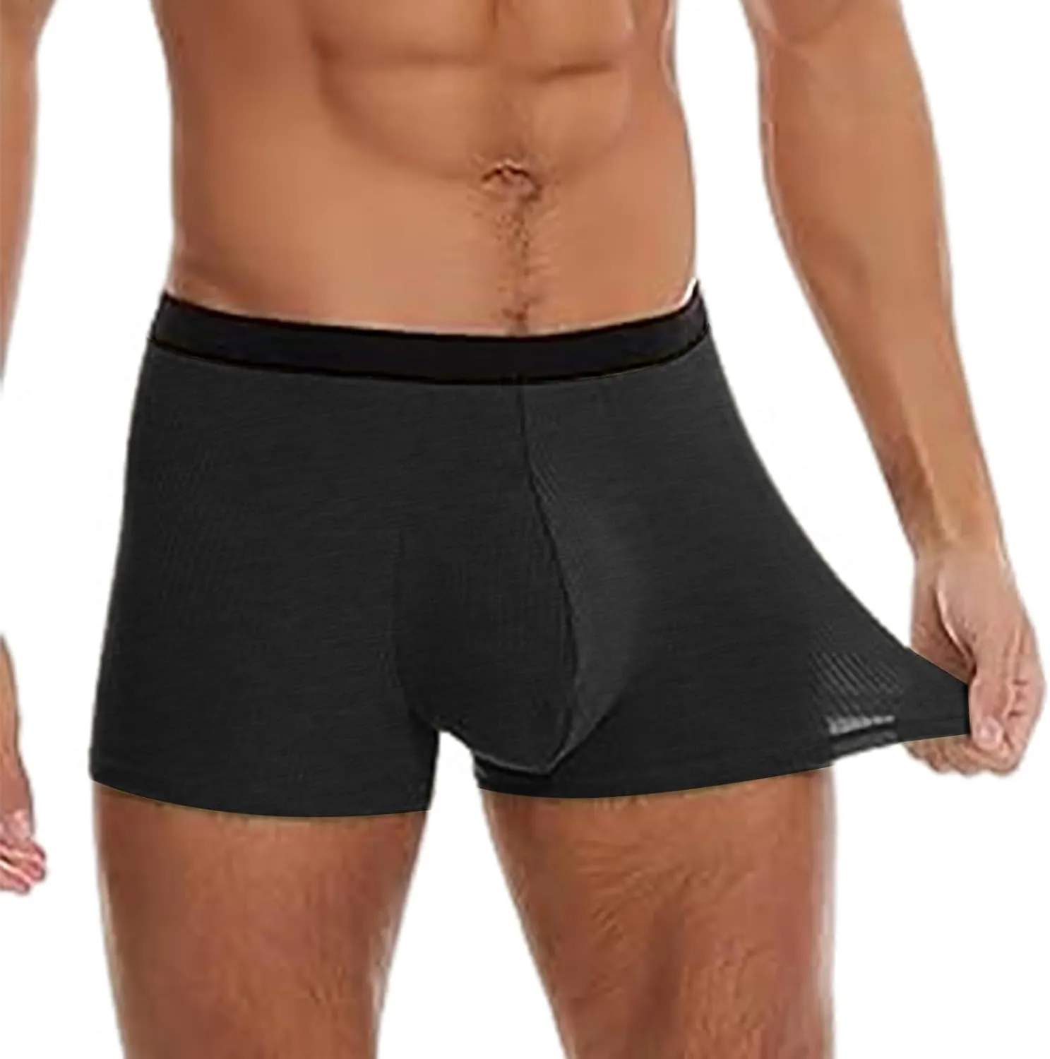 Mens Pouch Briefs With Big Pouch Ribbed Briefs High Elasticity Breathable Soft Underwear Underwear Men