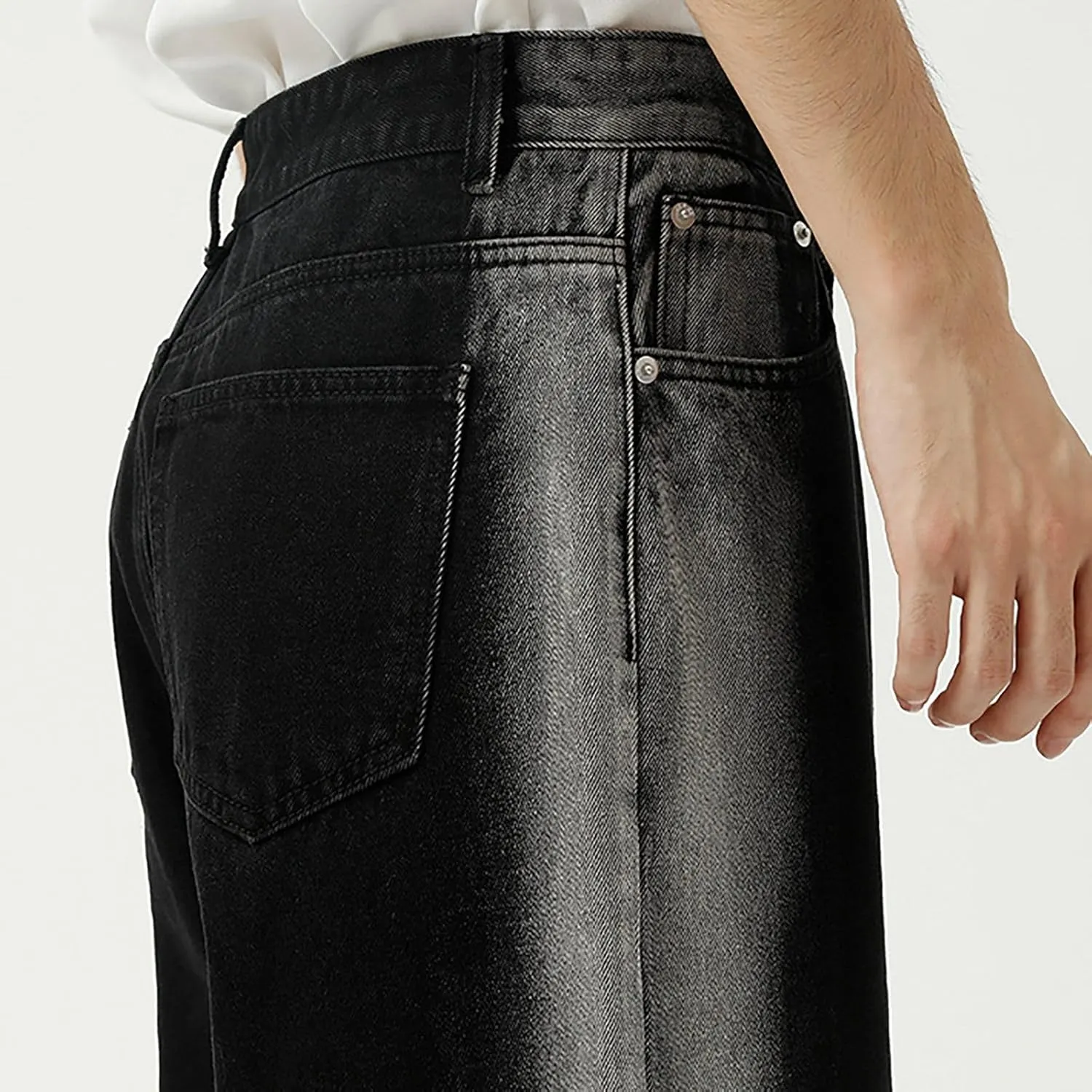 Men's Slim Fit Flared Jeans Comfort Denim Pants 60s 70s Retro Trousers Bell Bottoms Jeans for Men Mens 511 Slim