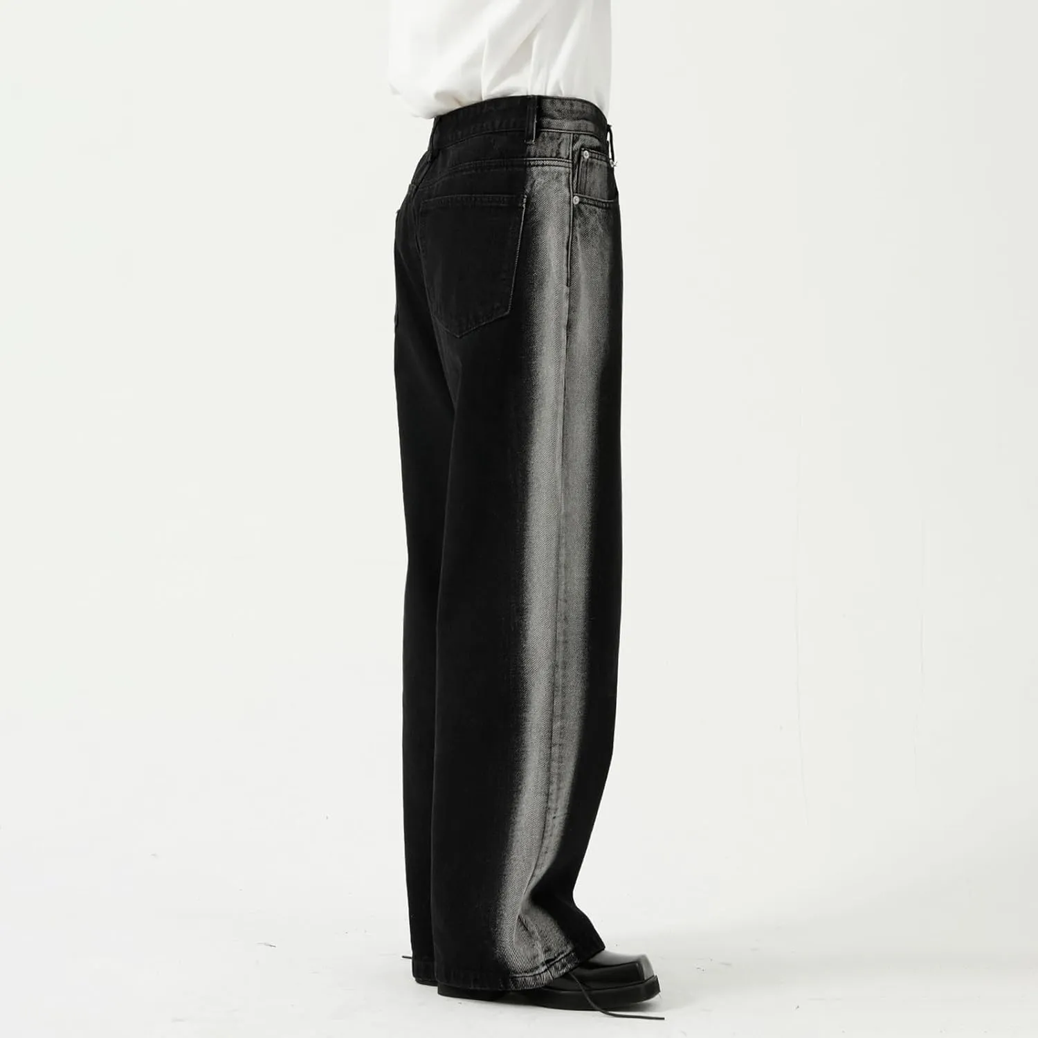 Men's Slim Fit Flared Jeans Comfort Denim Pants 60s 70s Retro Trousers Bell Bottoms Jeans for Men Mens 511 Slim