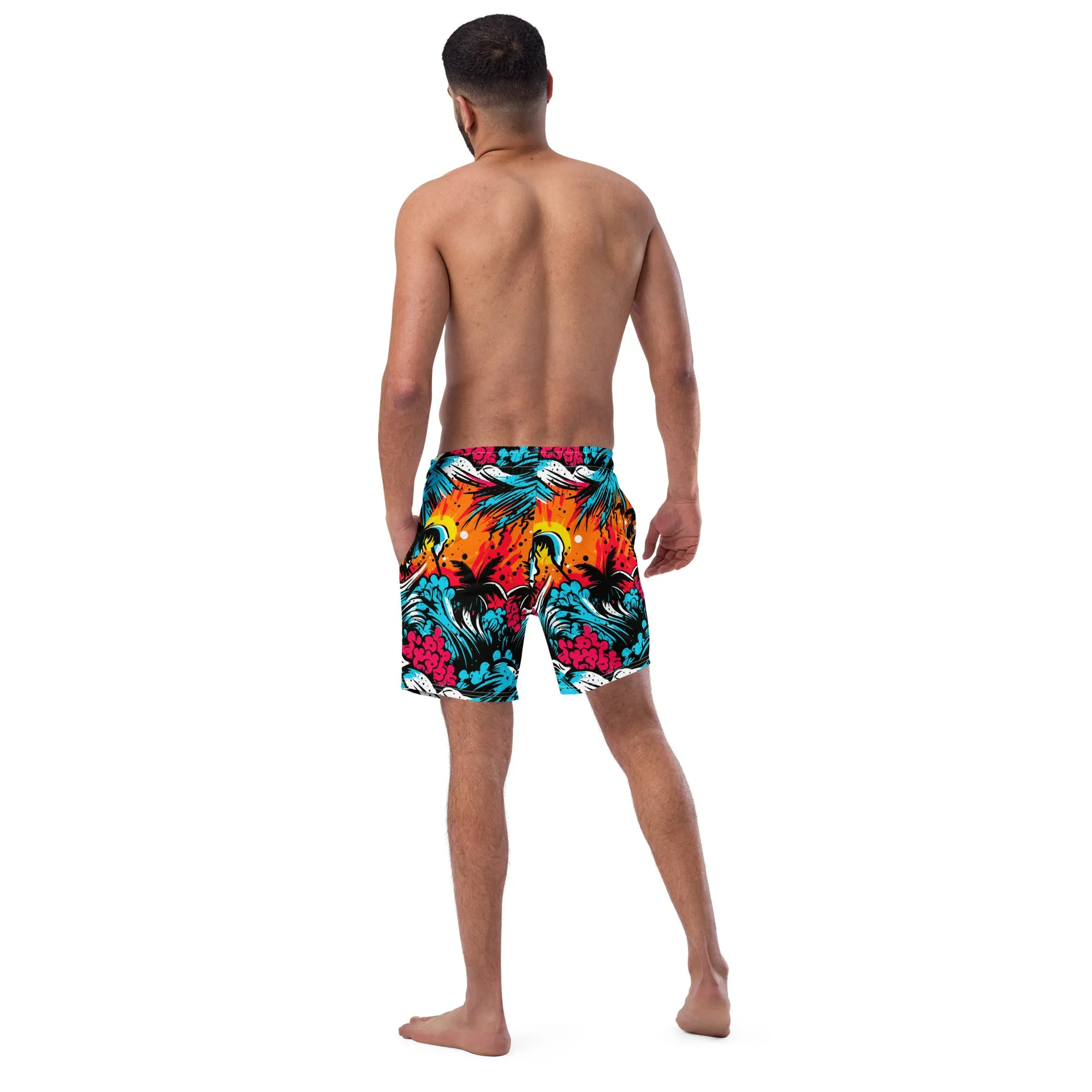 Men's Swim Trunks - Tropical Adventure 001