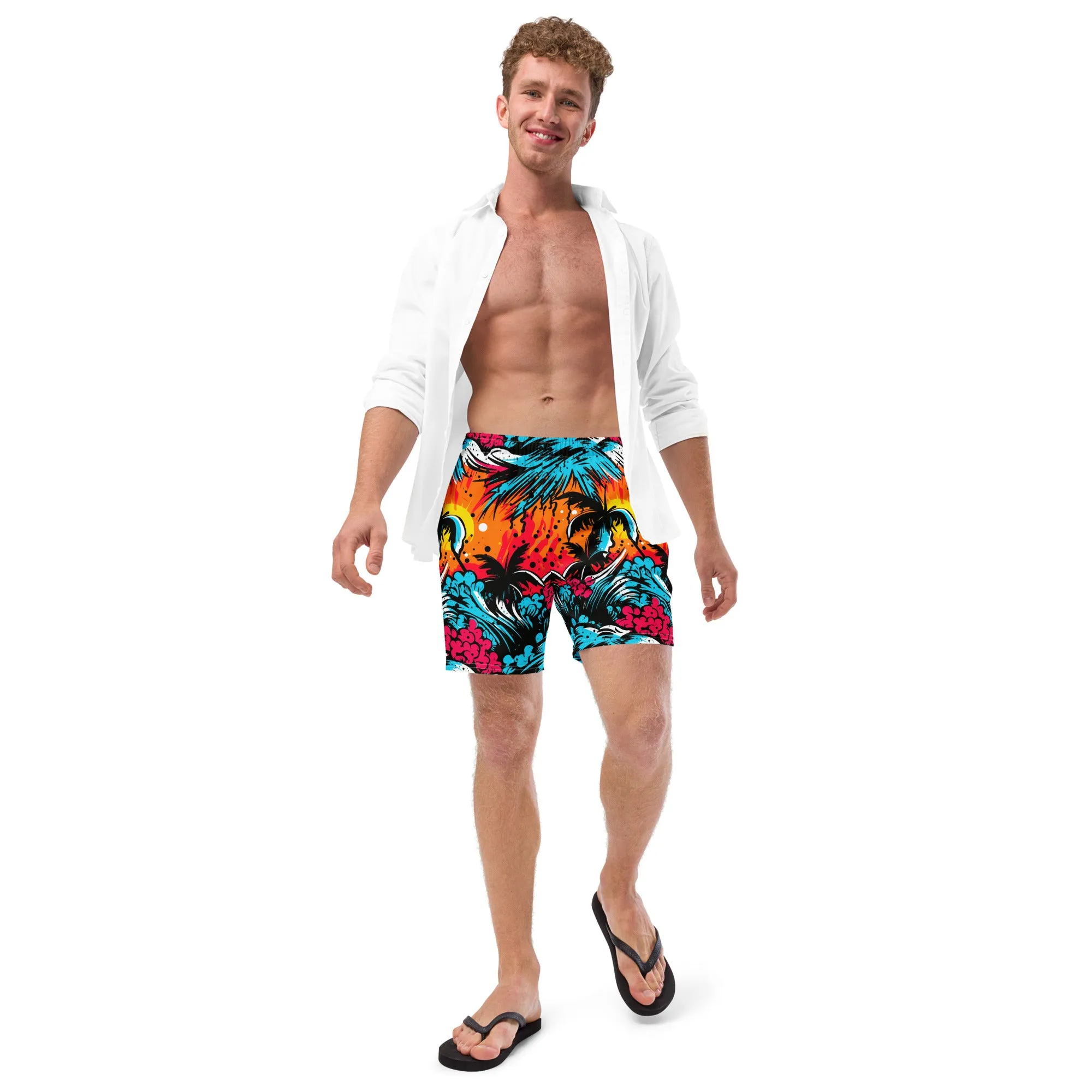 Men's Swim Trunks - Tropical Adventure 001